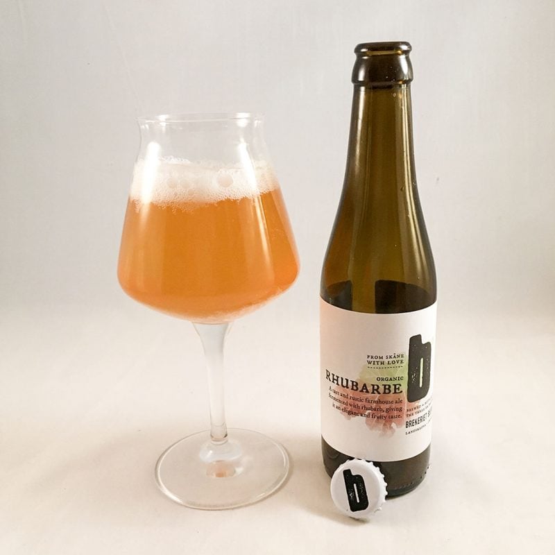 Brekeriet Rhubarbe - En blek kopia av belgisk suröl från bryggeriet i Skåne.