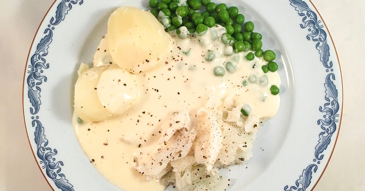 Lutfisk med vit sås Klassisk julmat som du lyckas med Johans mat