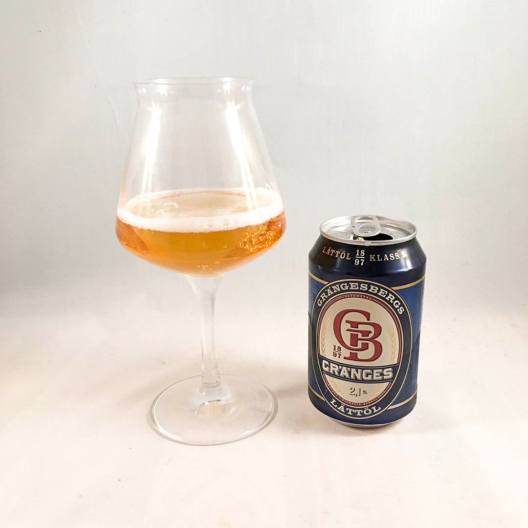 Grängesbergs Lättöl dricker du till måltiden.