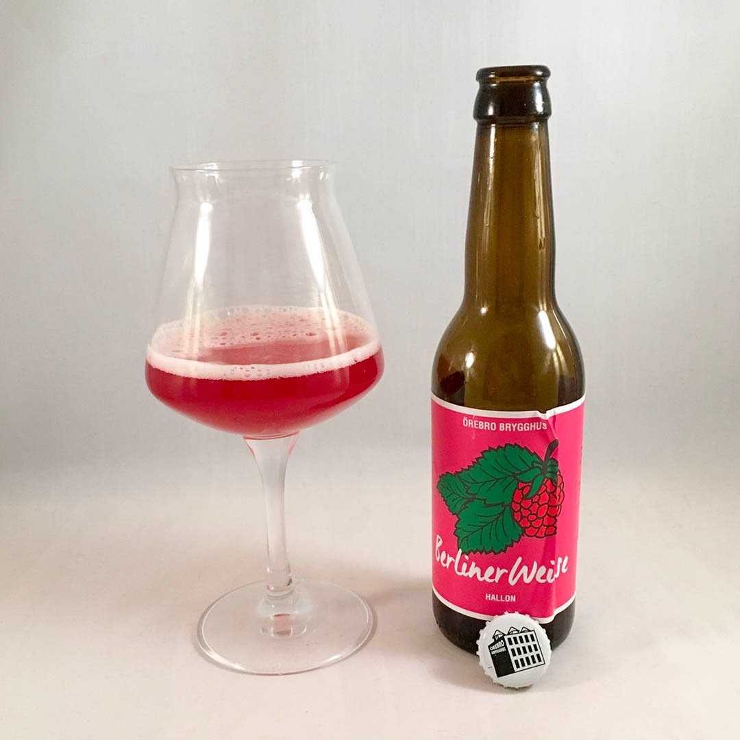 Örebro Brygghus Berliner Weisse Hallon är syrlig öl av stilen berliner weisse.
