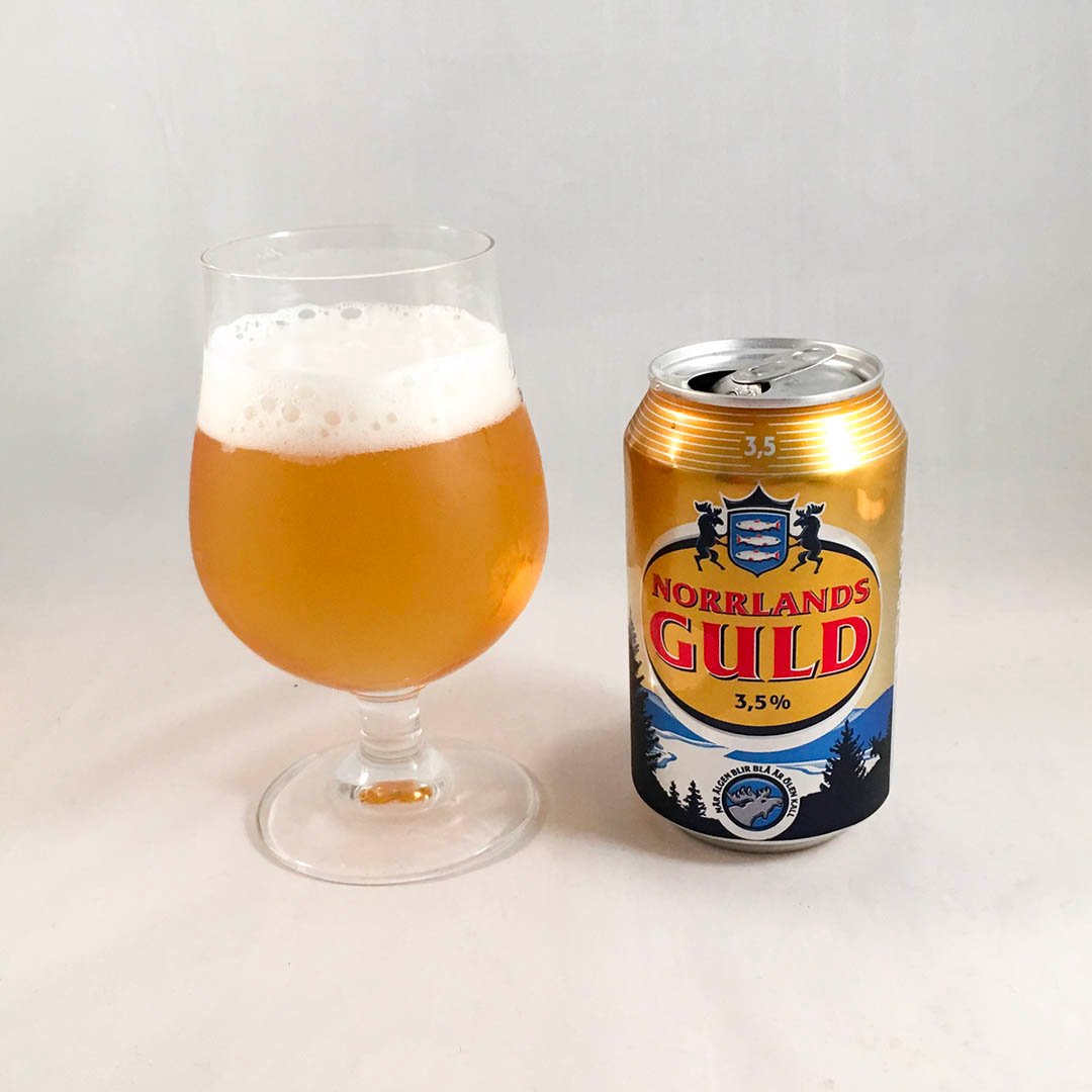 Norrlands Guld 3,5% är helt okej folköl som passar till både sällskapsdryck som mat.