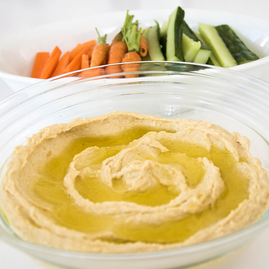 Hummus - Klassiskt enkelt recept som alla lyckas med.