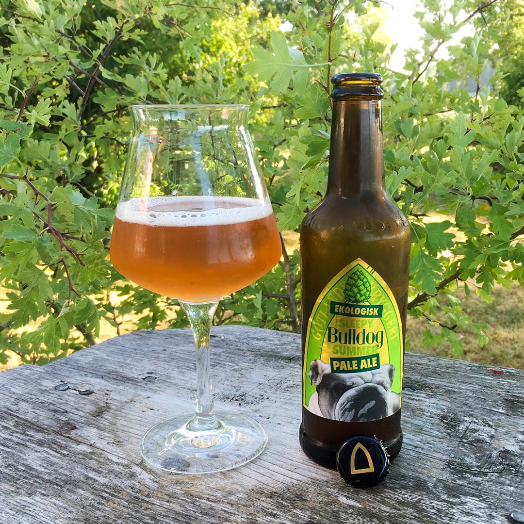 Sleepy Bulldog Pale Ale från Gotlands Bryggeri är stabil men erbjuder inget speciellt unikt i sin doft och smak.