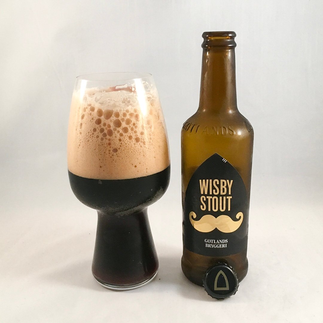 Wisby Stout från Gotlands Bryggeri är feg och återhållsam öl.