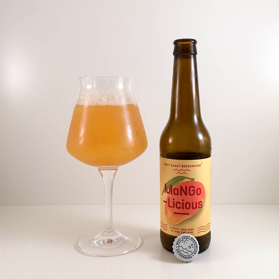 Mangolicious från West Coast Beersmiths är som att dricka en juice med smak av främst mango.