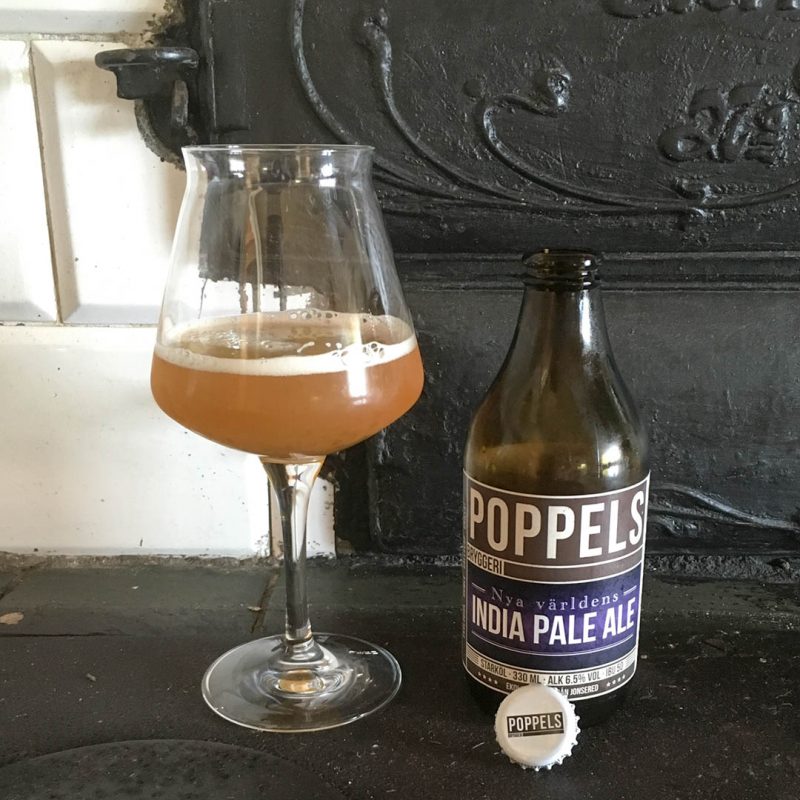 Poppels Nya Världens India Pale Ale är välsmakande öl.