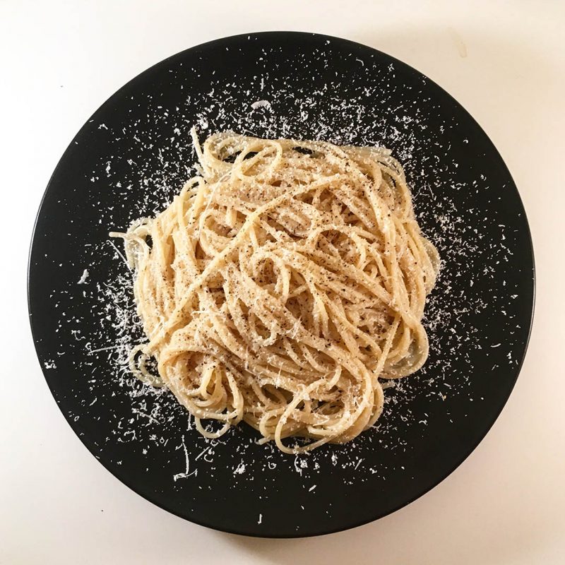 Cacio E Pepe - recept på lättlagad italiensk middag som alla lyckas med.