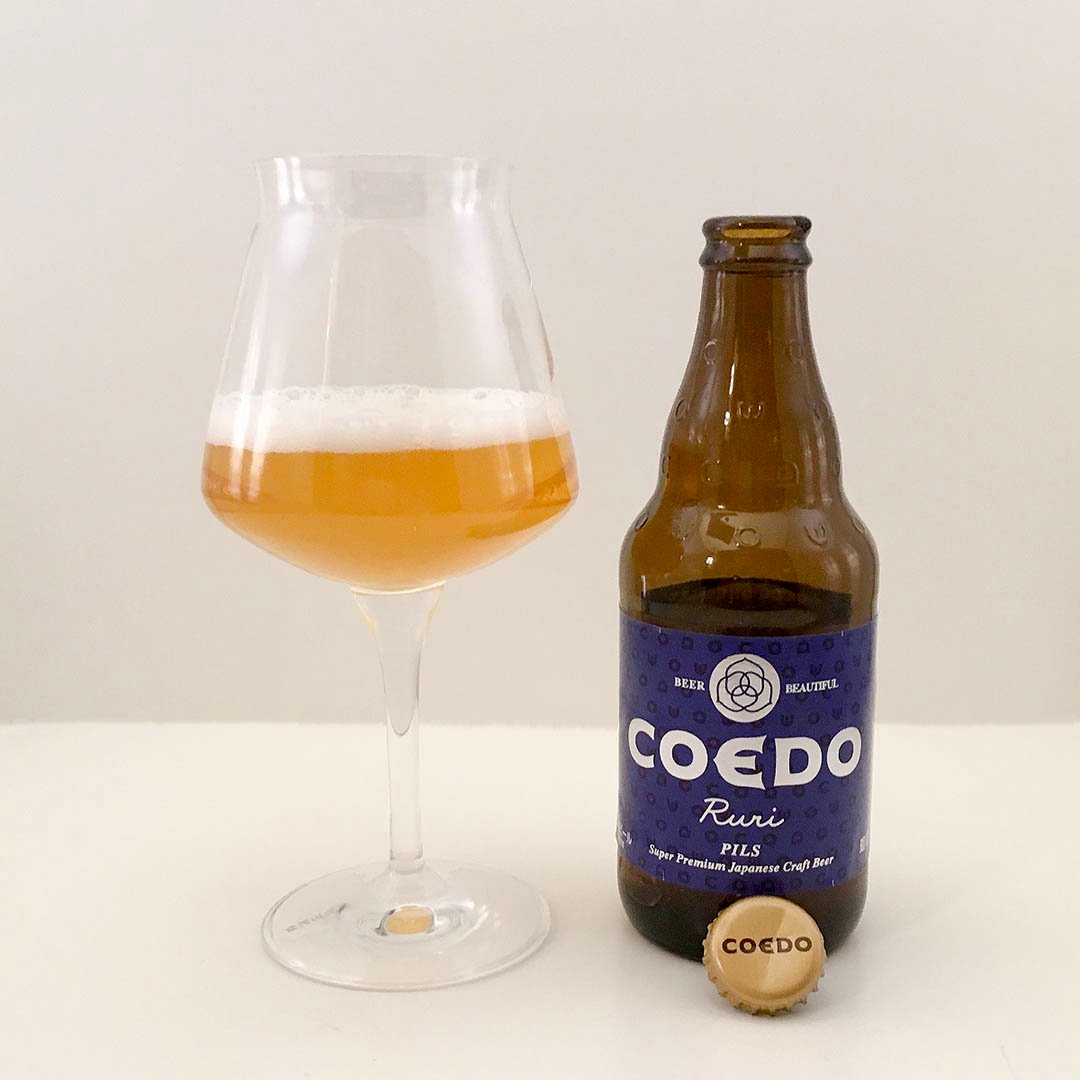Coedo Ruri är japansk öl av stilen pilsner. Smakar det den bra?