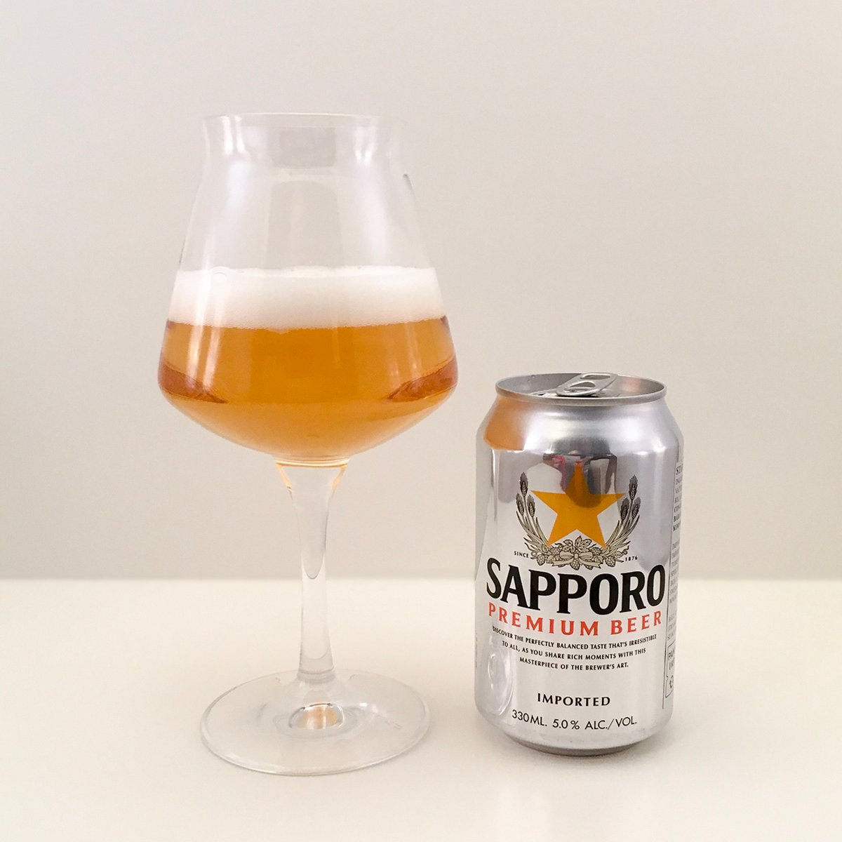 Sapporo Premium Beer är god i sin enkelhet. En öl med enkla balanserade dofter och smaker.