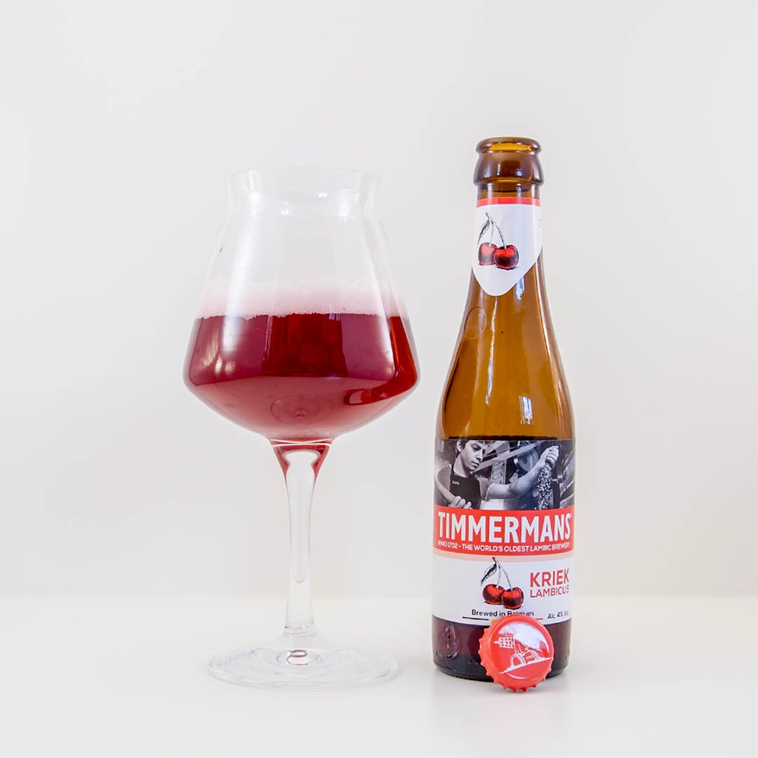 Timmermans Kriek Lambicus har tydlig körsbärssmak. Gillar du körsbär, så kan detta vara ölen för dig.