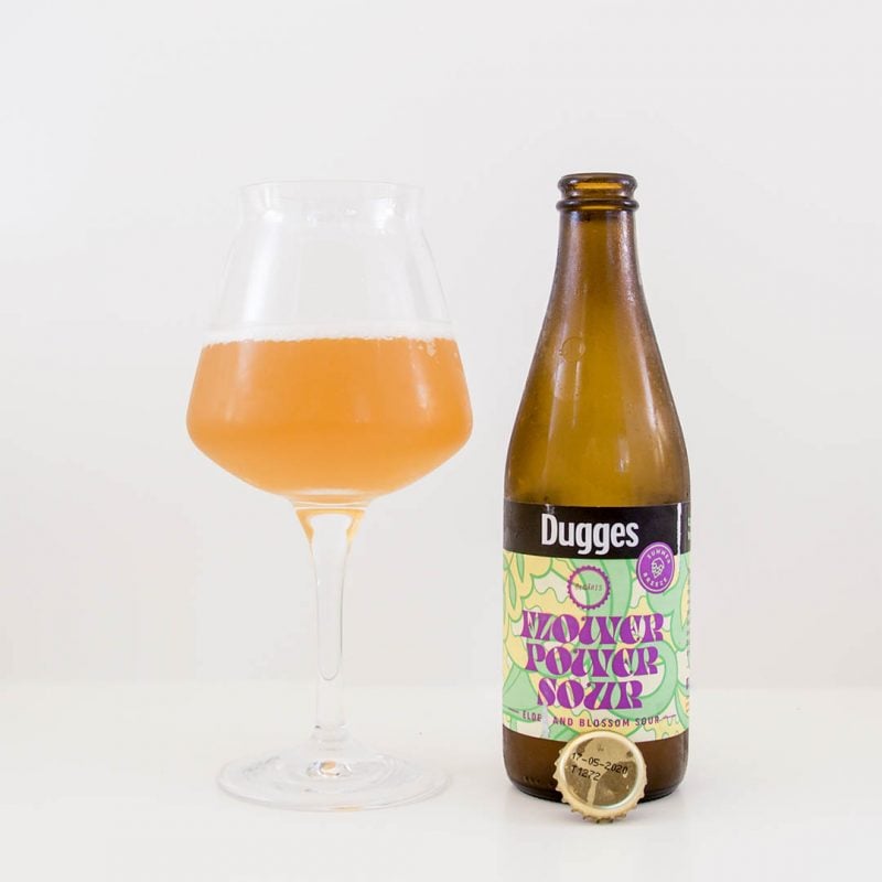 Flower Power Sour från Dugges Bryggeri har trevlig doft och smak.