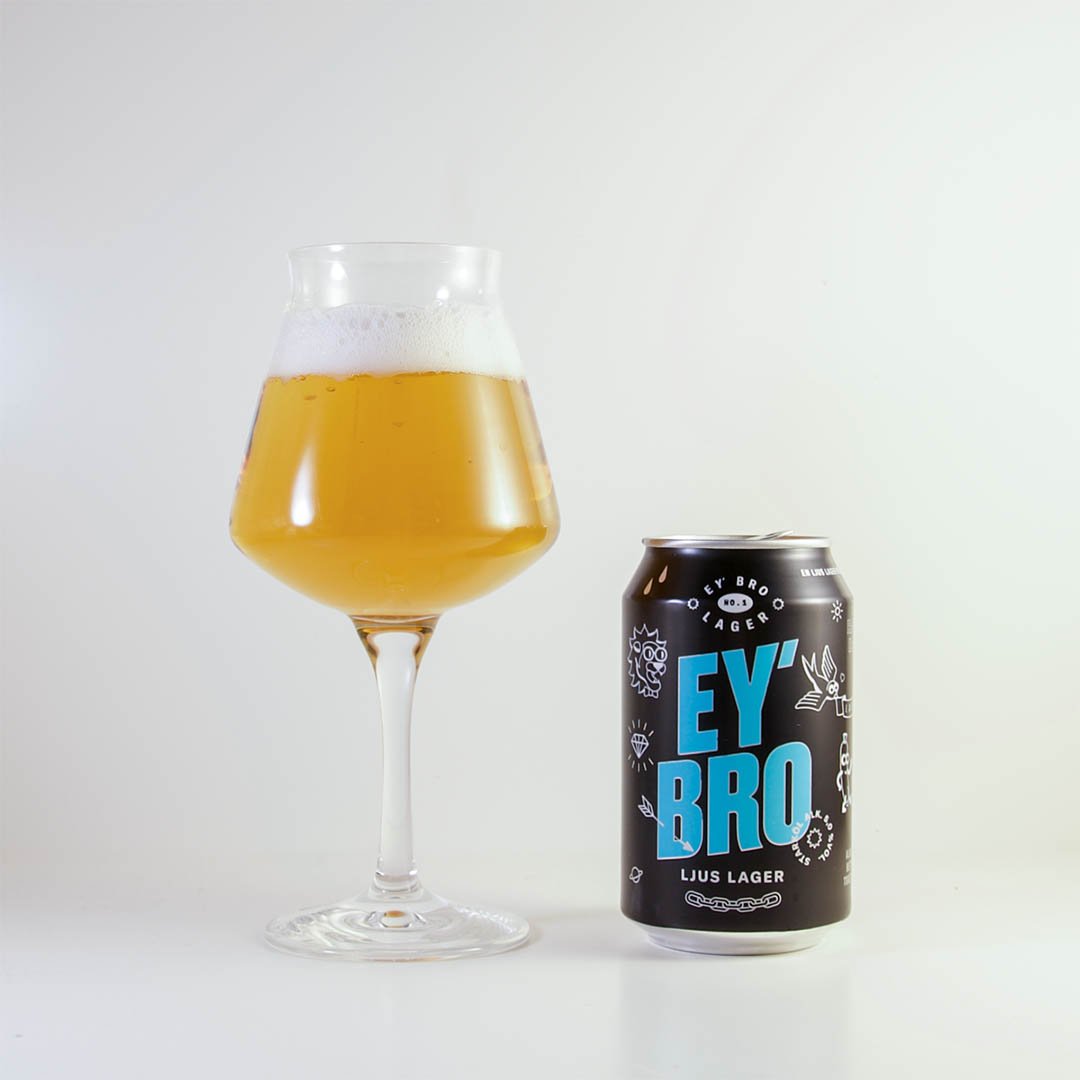 Ey'Bro från Åbro Bryggeri är inte speciellt cool och den är som vilken annan industrilager som helst.