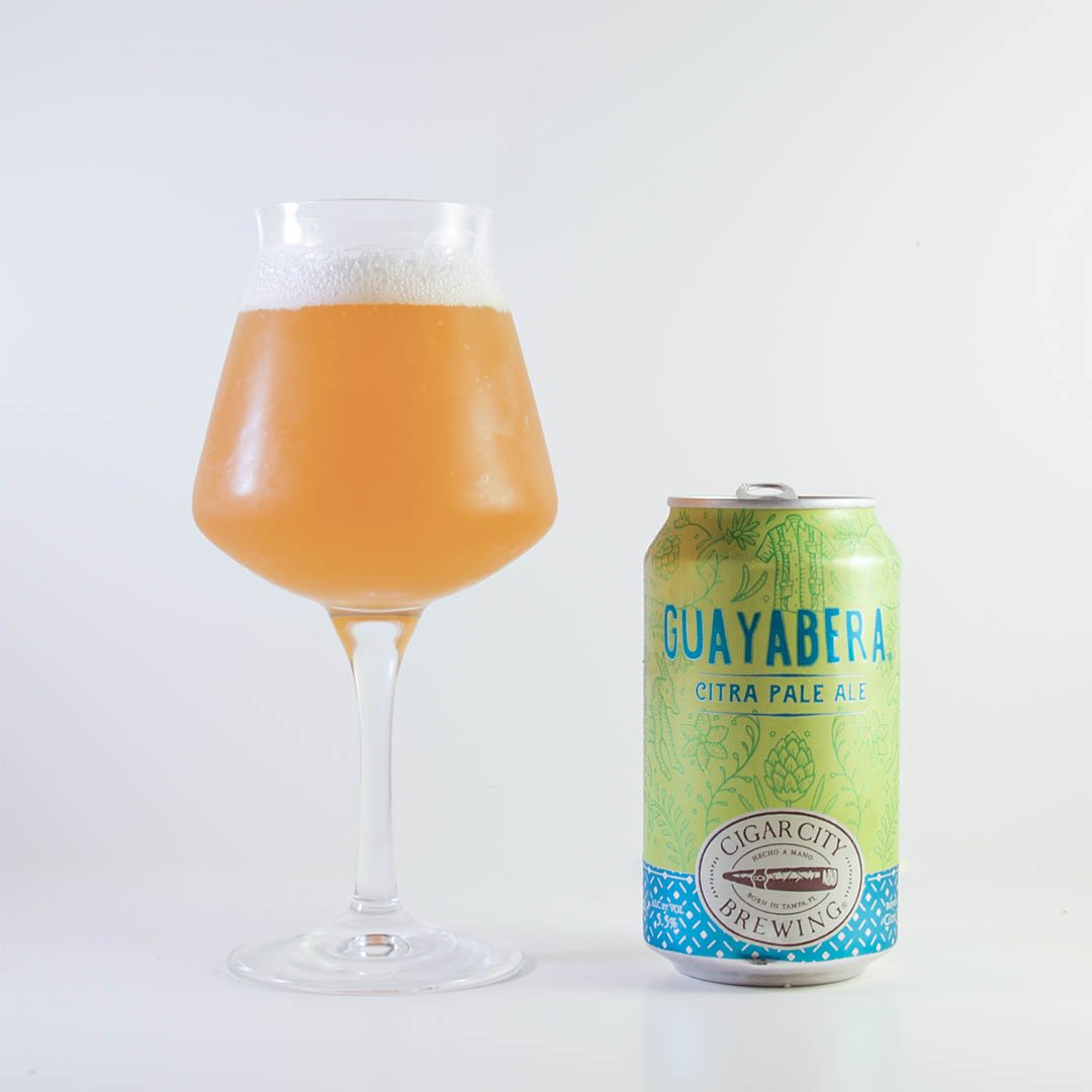 Guayabera Citra Pale Ale från Cigar City Brewing har doft och smak av tropiska frukter.