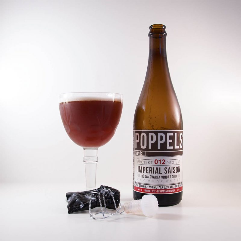 Project 012 – Imperial Saison Red/Black Currants från Poppels Bryggeri glömde jag bort.