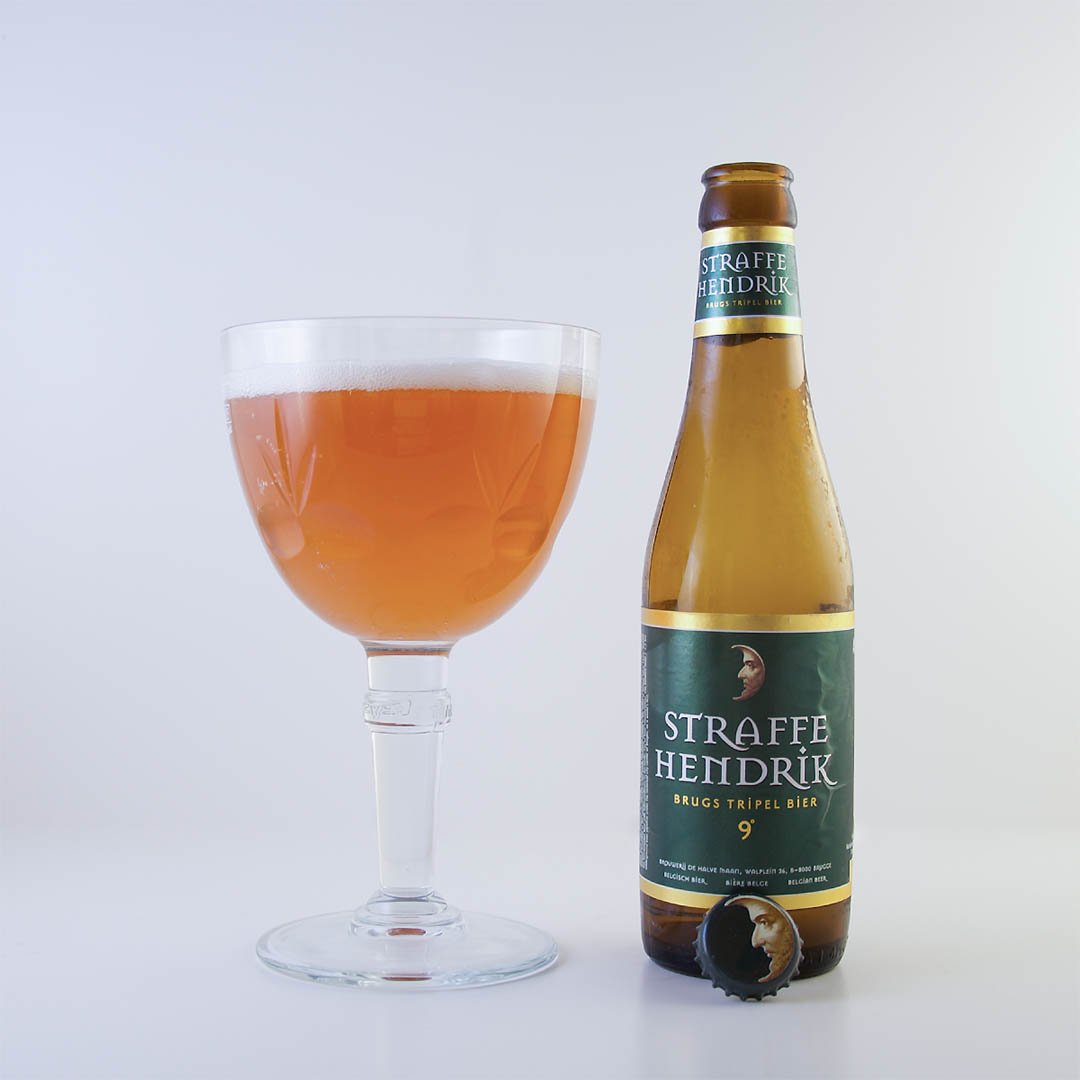 Straffe Hendrik Brugs Tripel Bier 9° från Huisbrouwerij De Halve Maan