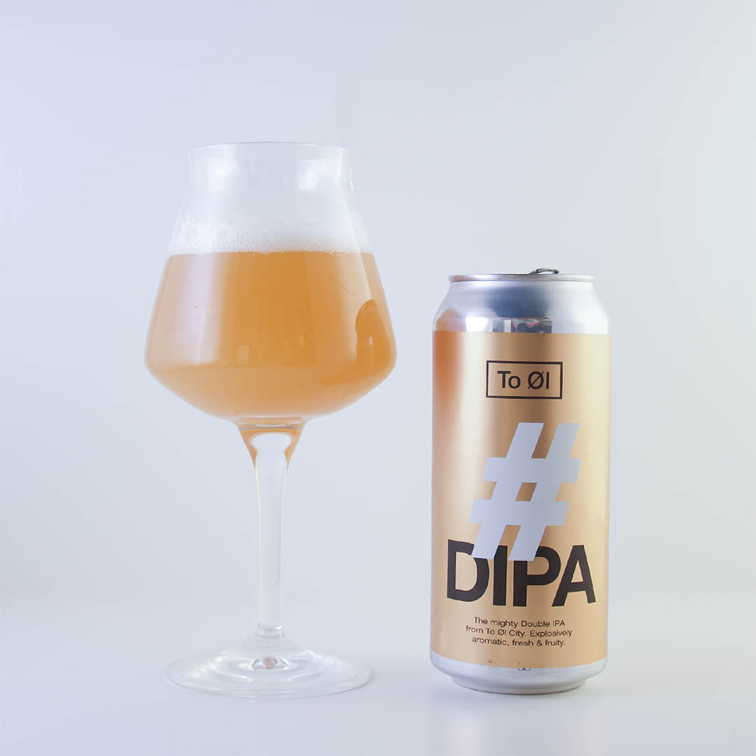 To Øl # DIPA är nästan en bra öl enligt mig. Den har en lite för spritig ton för min smak.