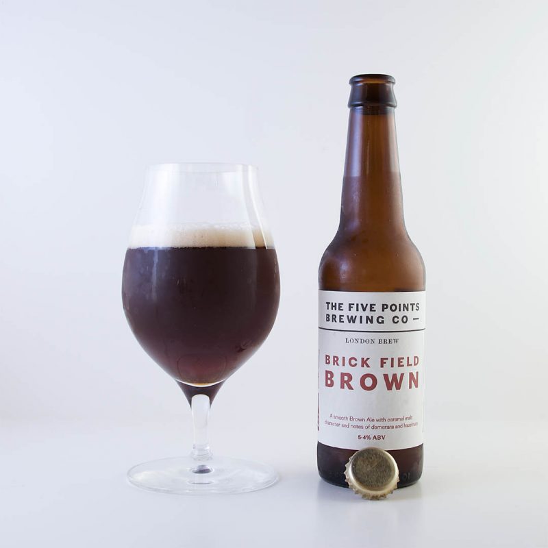 Brick Field Brown från The Five Points Brewing Company är en trevlig öl av stilen brown ale.