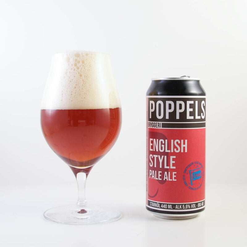English Style Pale Ale från Poppels Bryggeri är välsmakande öl.