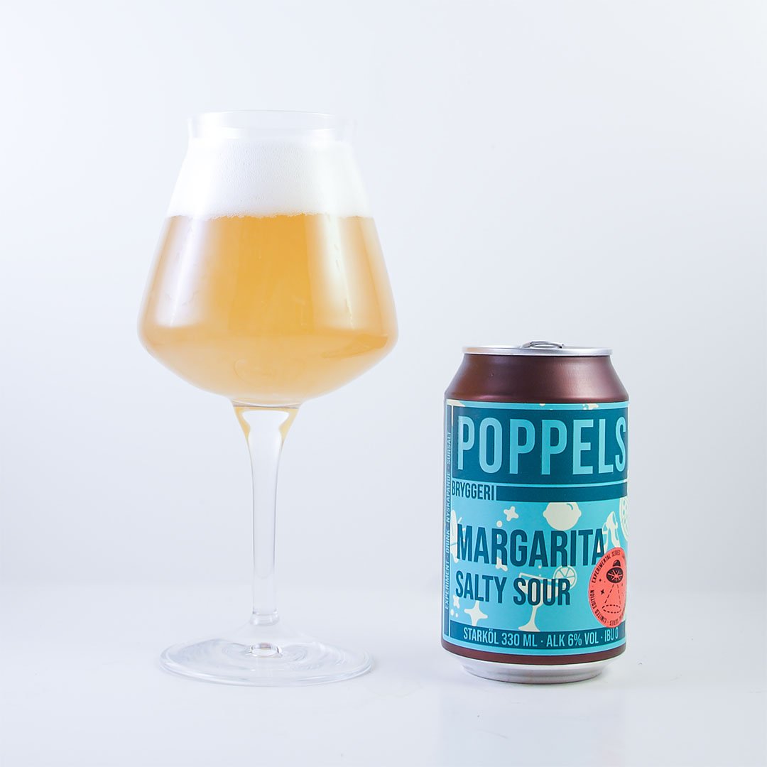 Poppels Margarita Salty Sour Poppels Bryggeri har syrlig doft och smak.