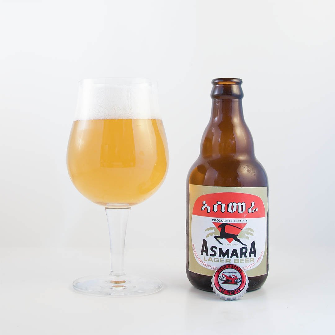 Asmara Lager Beer från Asmara Brewery är öl från Eritrea. Hur smakar den egentligen?