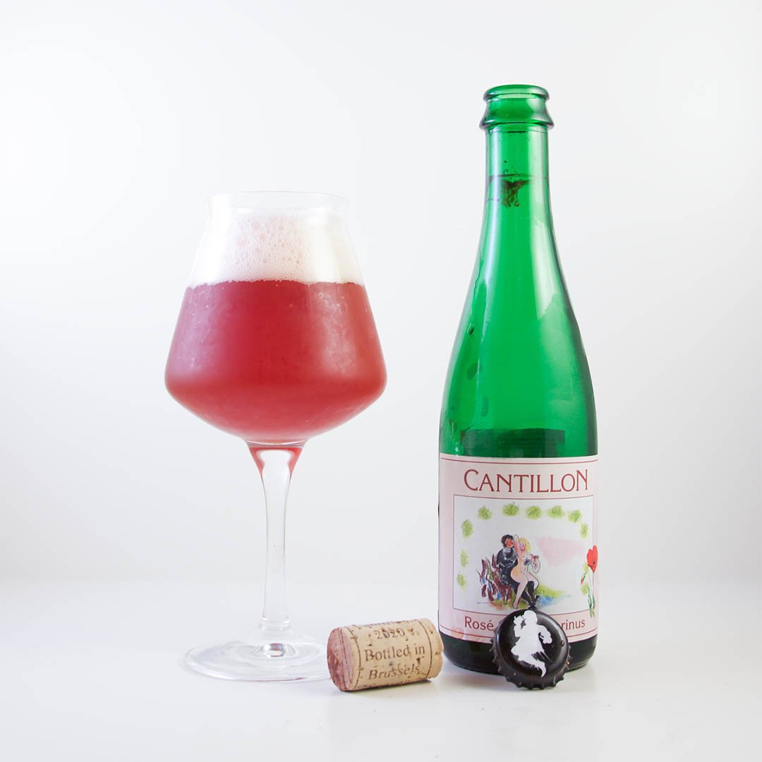 Cantillon Rosé De Gambrinus har syrlig fantastisk doft och smak av hallon.