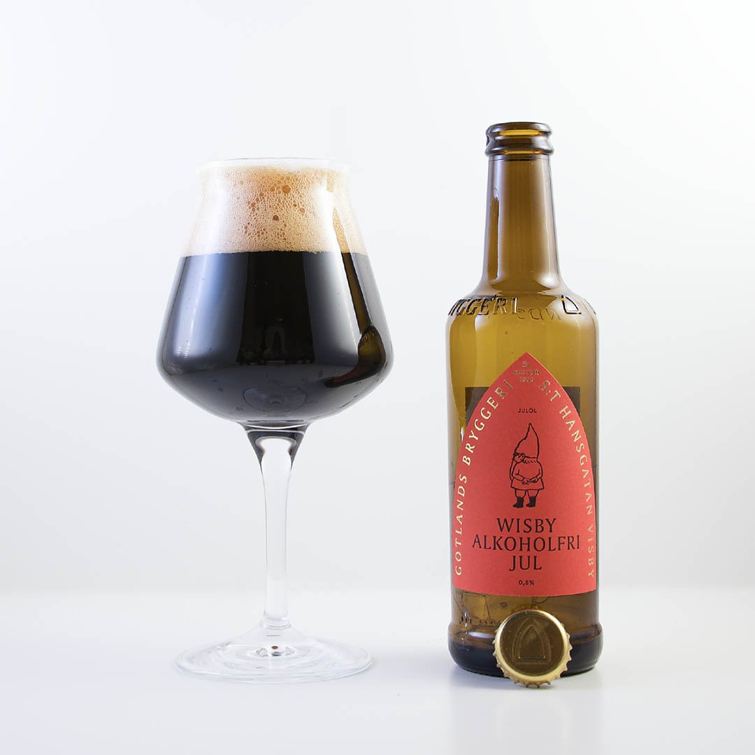 Wisby Alkoholfri Jul från Gottlands Bryggeri är god julöl.