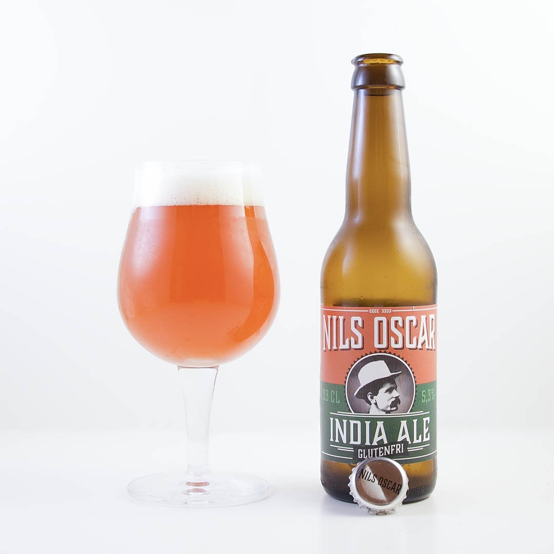 Nils Oscar India Ale Glutenfri är smakfull india pale ale.