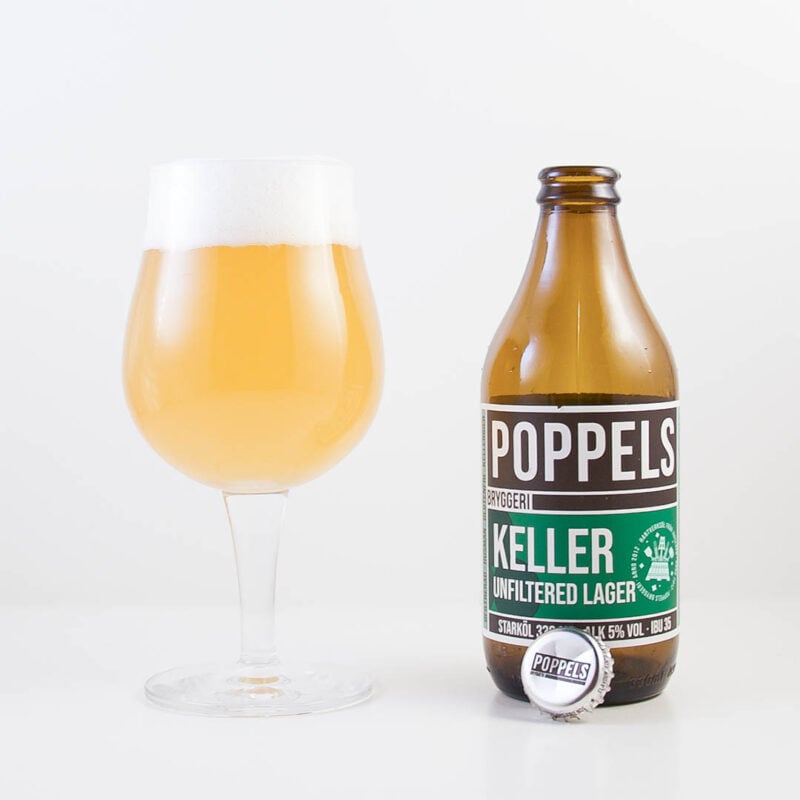 Keller Unfiltered Lager från Poppels Bryggeri är en alldaglig och trevlig öl.