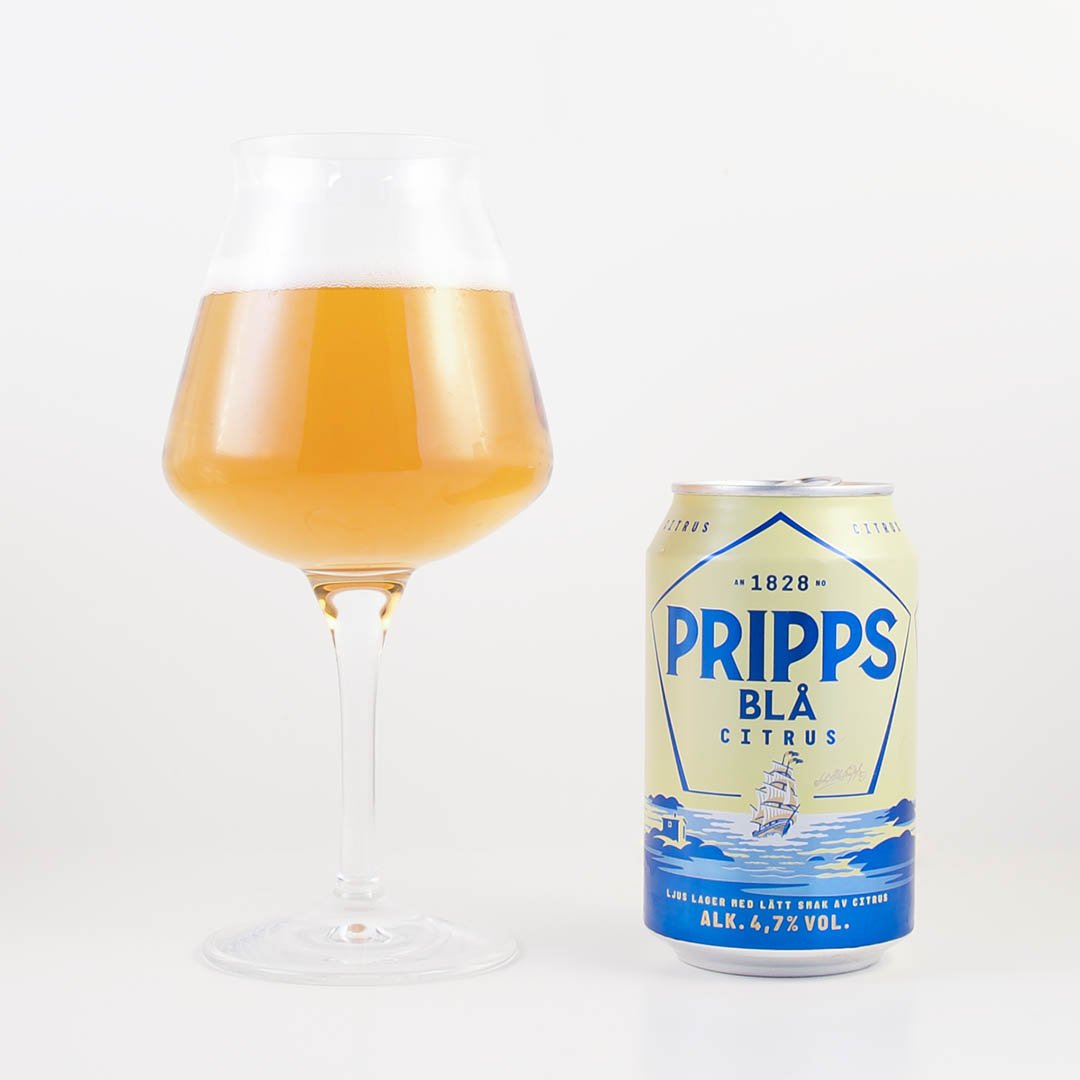 Pripps Blå Citrus från Carlsberg Sverige smakar citron.