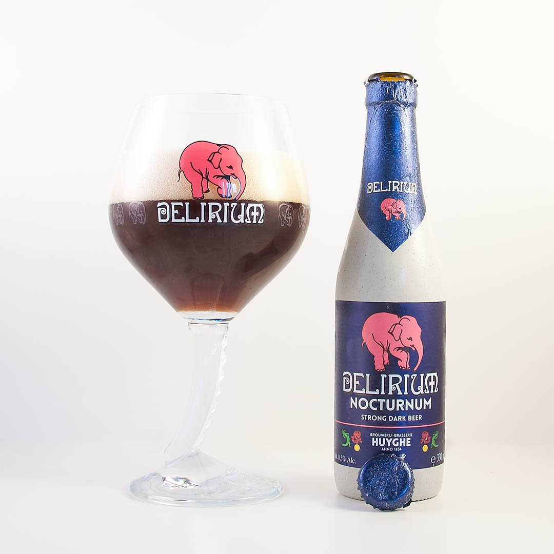 Delirium Nocturnum från Brouwerij Huyghe är komplex och smakfull öl. Ölen att dricka som sällskapsdryck, till charkuterier eller ostbrickan.