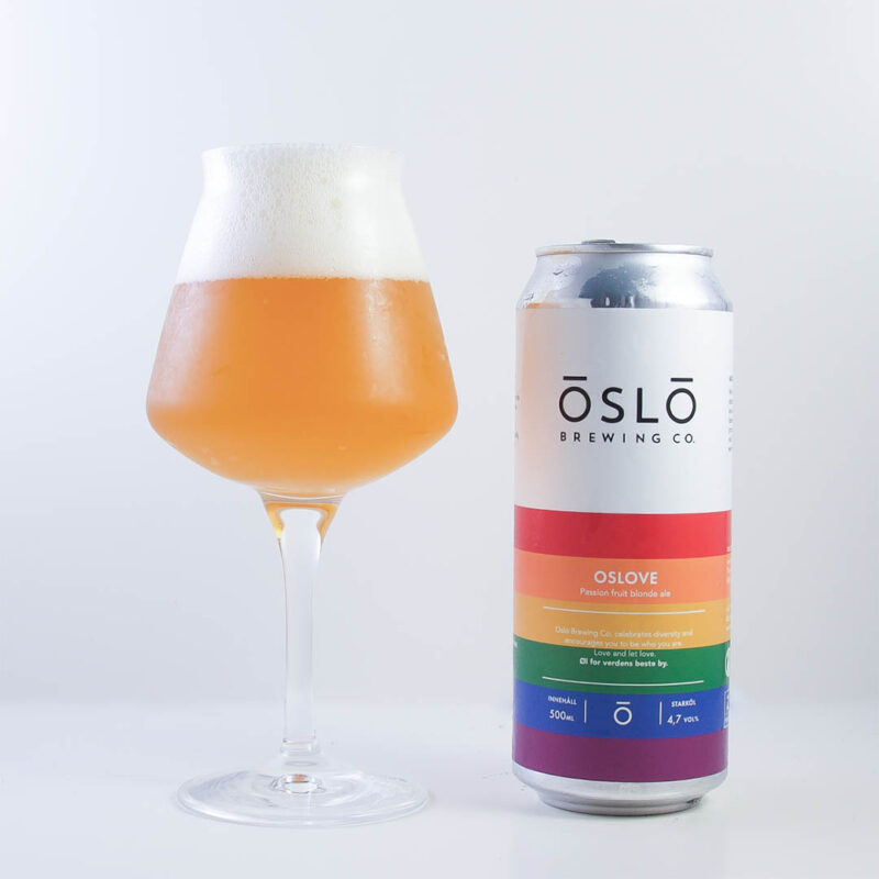 Oslove från OSLO Brewing Company smakar främst passionsfrukt. En trevlig öl att dricka främst som sällskapsdryck.