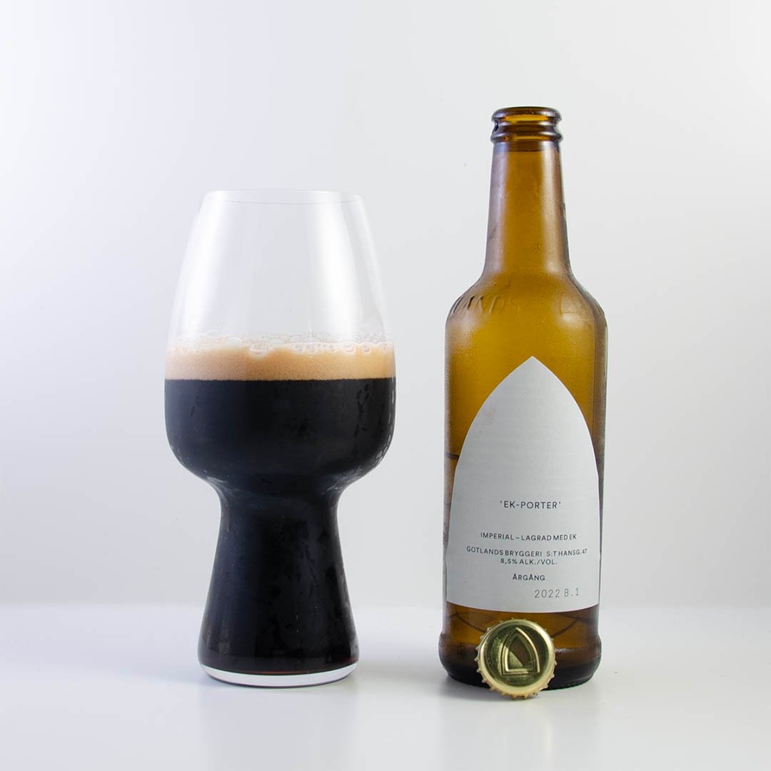 Ek-Porter från Gotlands Bryggeri är trevlig imperial porter. En öl att dricka som sällskapsdryck eller till ostar och charkuterier.