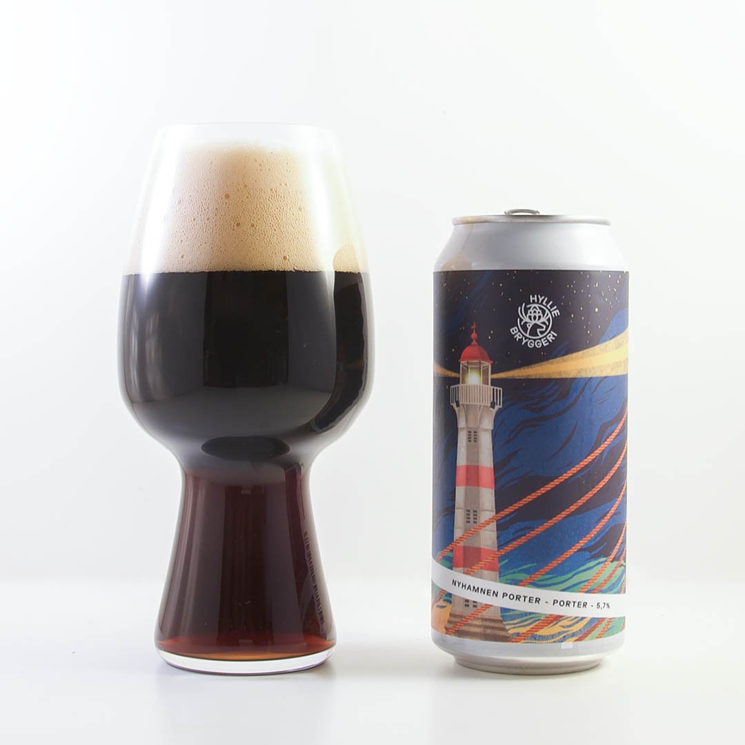 Nyhamnen Porter från Hyllie Bryggeri är välsmakande öl att dricka som sällskapsdryck, till efterrätter av choklad eller ostar.