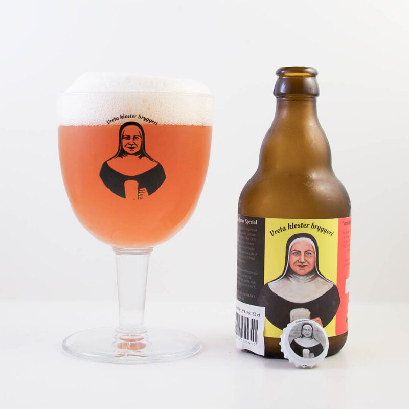 Vreta Kloster Special från Vreta Kloster Bryggeri är trevlig öl att dricka som sällskapsdryck eller till rätter av fläsk och korv.