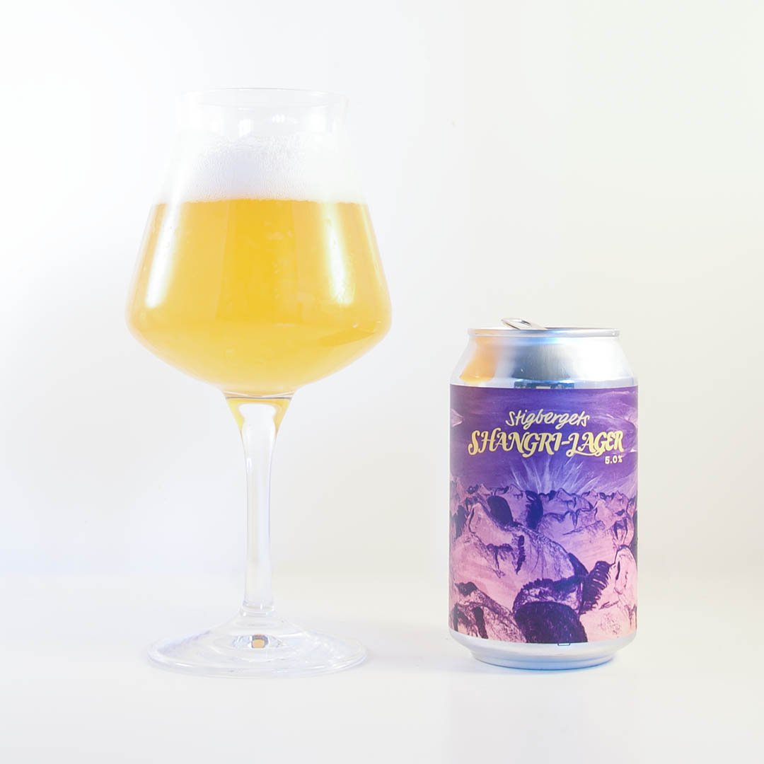 Shangri-Lager från Stigbergets Bryggeri är gott öl! Servera som sällskapsdryck eller till hamburgare, grillat kött och nachotallriken.