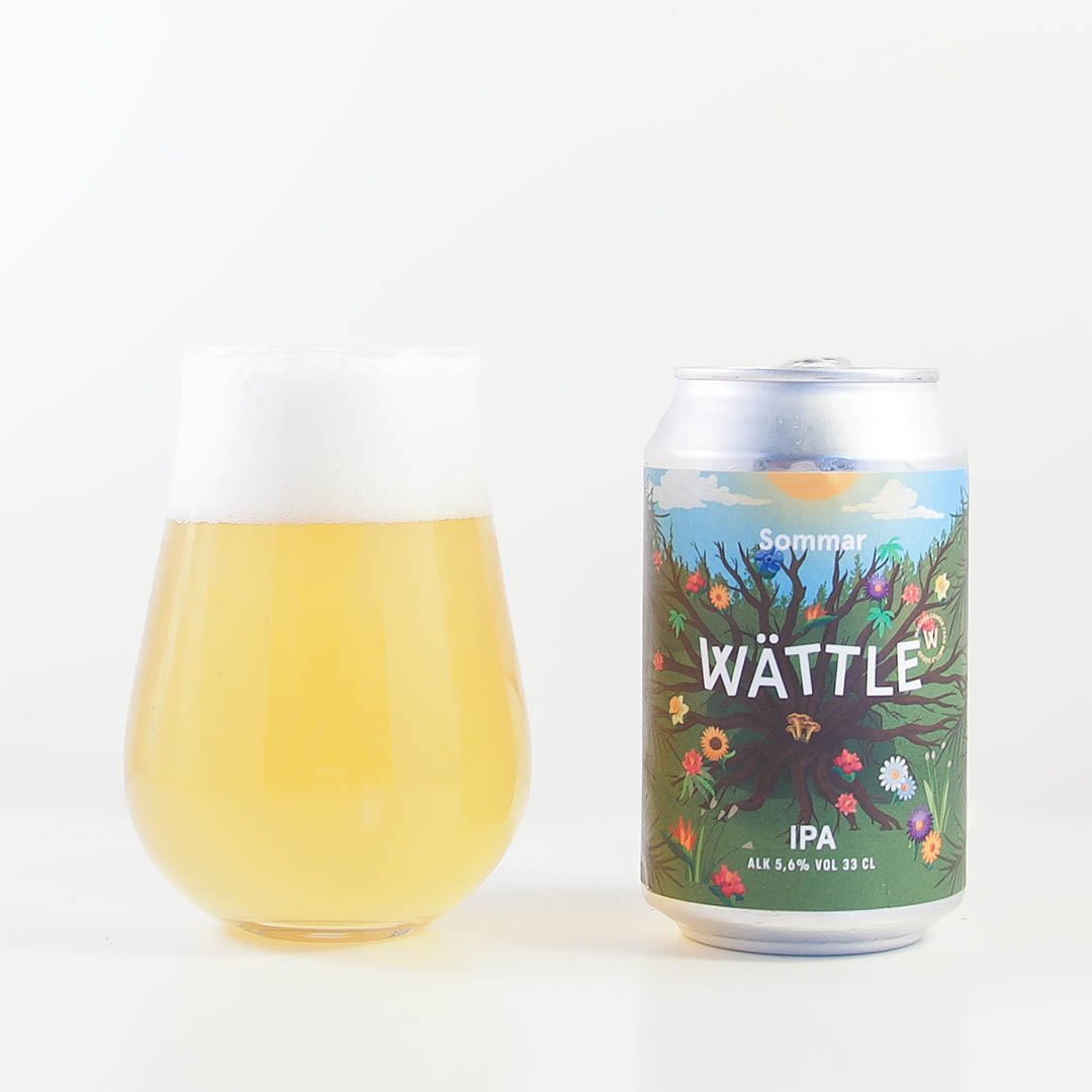 Wättle Sommar IPA från Wättle Brygghus är trevlig öl att dricka som sällskapsdryck eller till mumsig hamburgare.